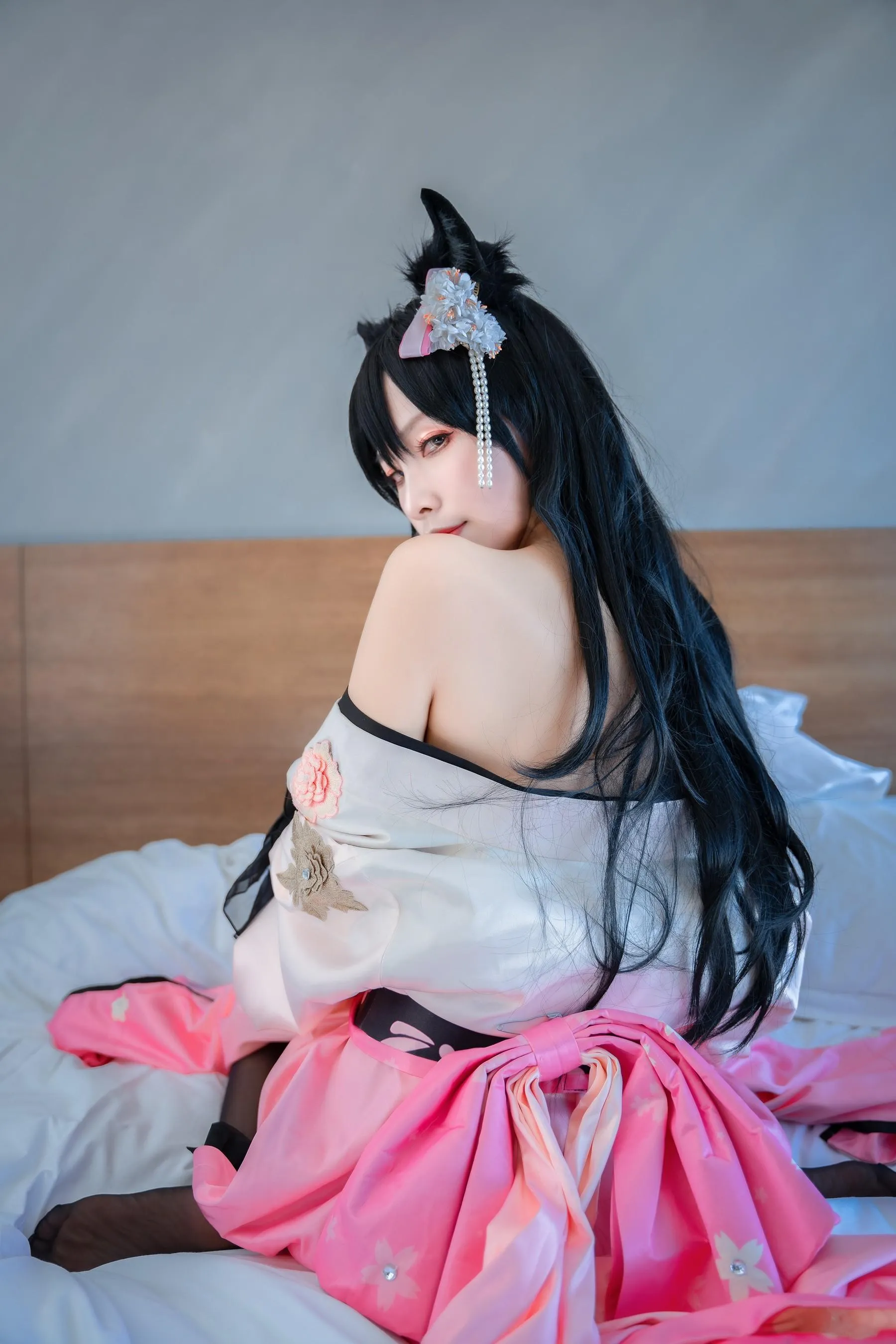 Neko-薇薇 – NO.08 爱宕和服 [45P]插图6